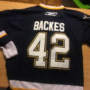St. Louis Blues Reebok Jersey Backes #42 “A”